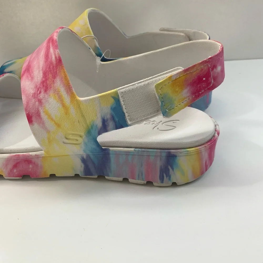 Skechers Foamies women’s sandals Tie Dye multi color size 10 - Picture 10 of 16